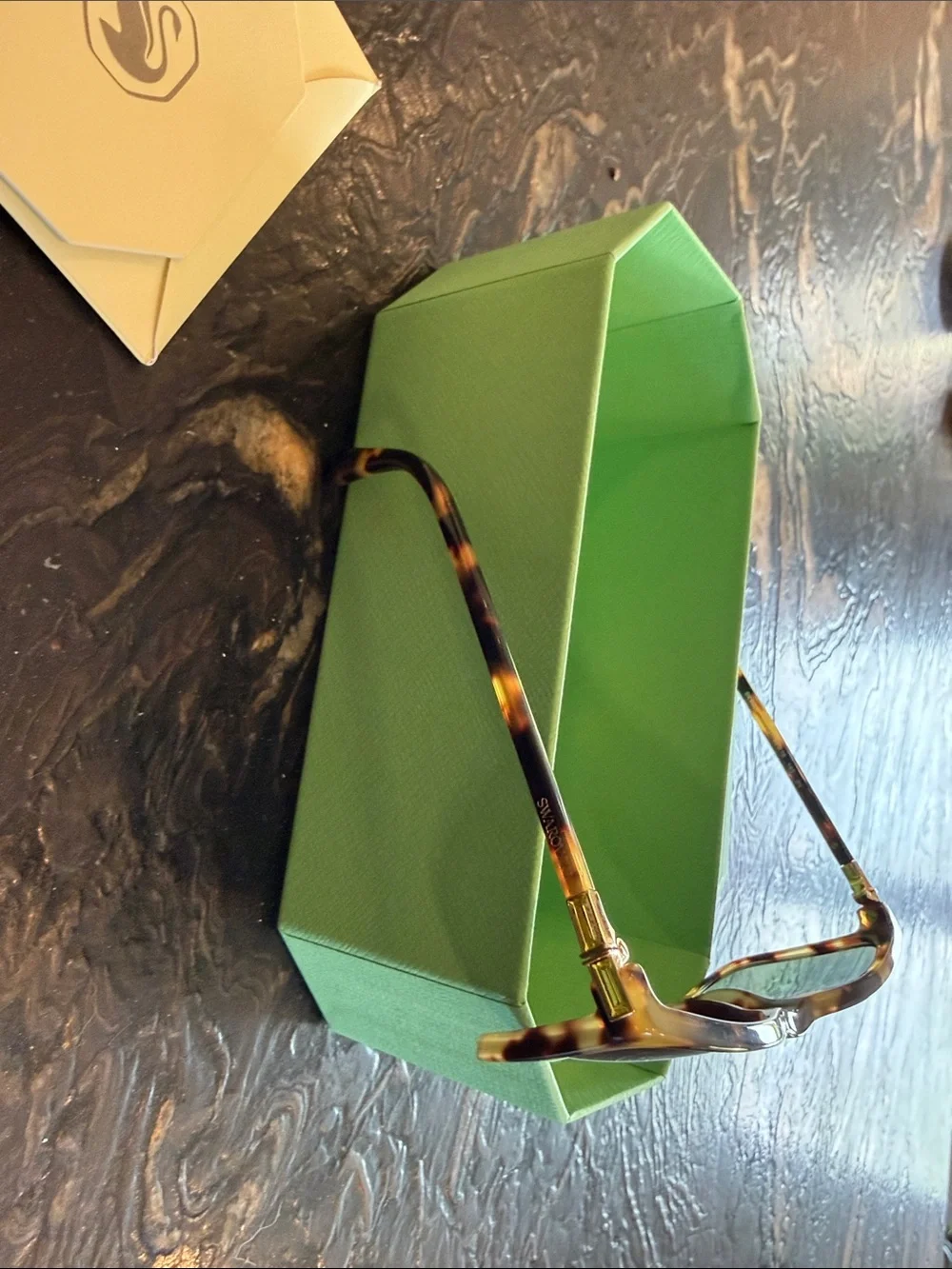 Swarovski Tortoiseshell Sunglasses with crystal accents